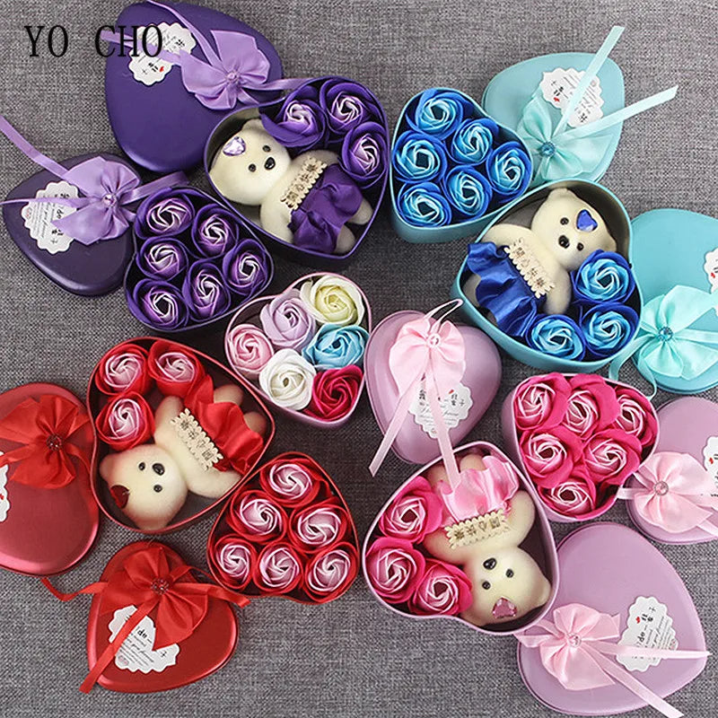 COOLKLICK Flower Gift Box (Heart Shaped)