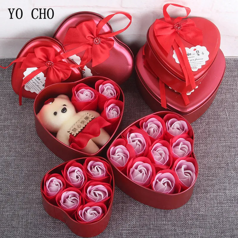COOLKLICK Flower Gift Box (Heart Shaped)