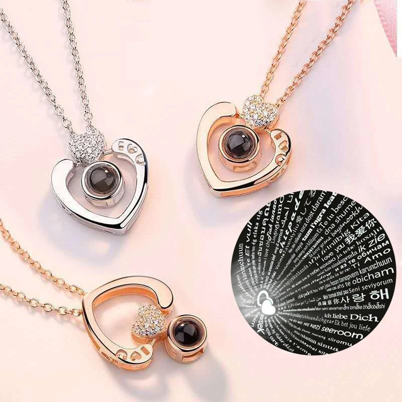 COOLKLICK Heart Shaped Necklace with cute box