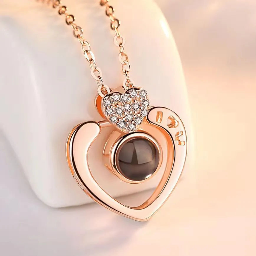 COOLKLICK Heart Shaped Necklace with cute box