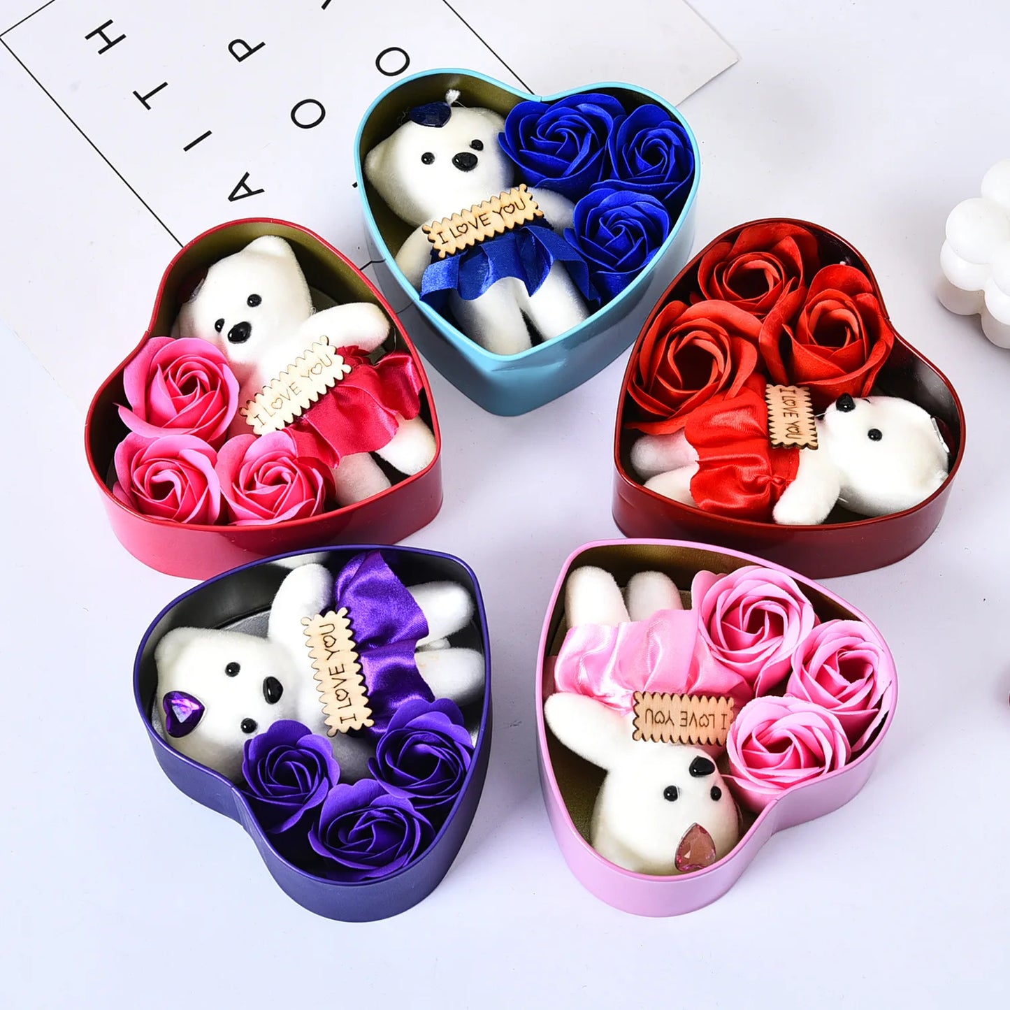 COOLKLICK Flower Gift Box (Heart Shaped)