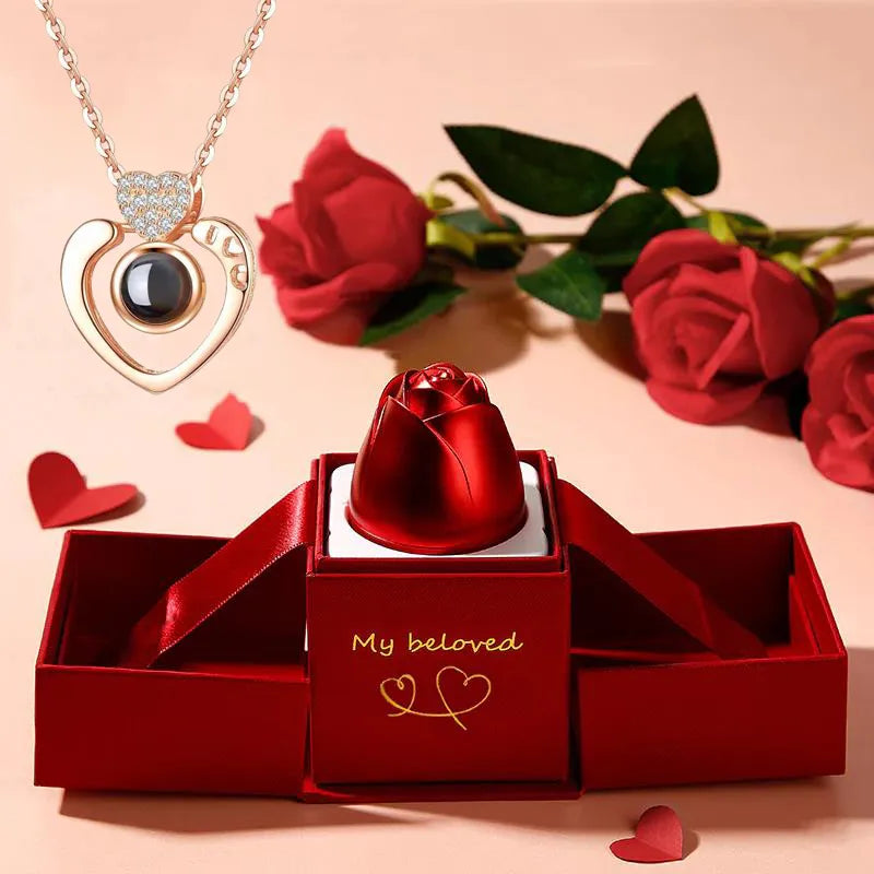 COOLKLICK Heart Shaped Necklace with cute box
