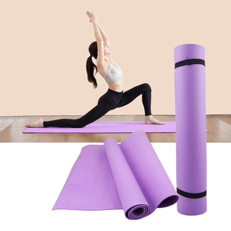 COOLKLICK 4mm Anti Slip Yoga Mat